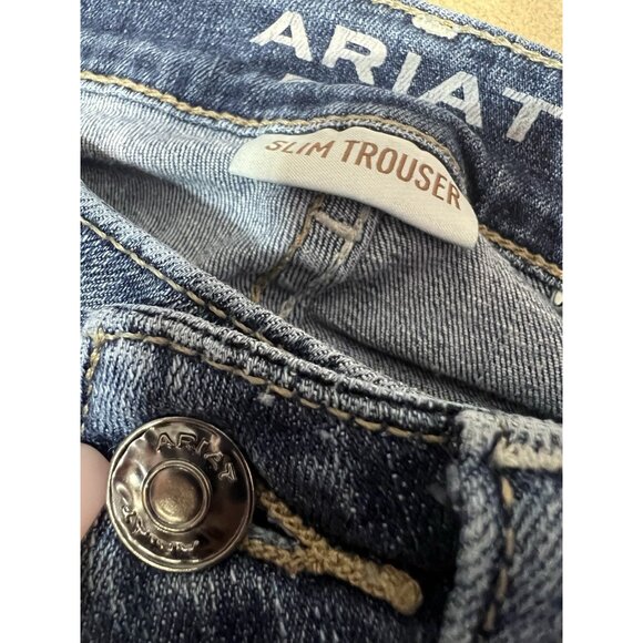 Ariat Women's Blue Flare & Wide Leg Jeans - Picture 5 of 15